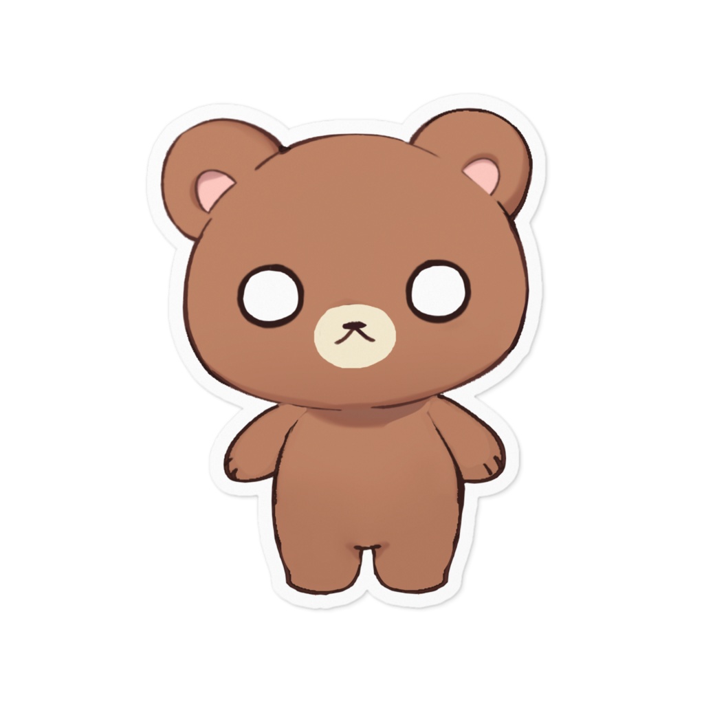 ゆきクマ クソデカステッカー