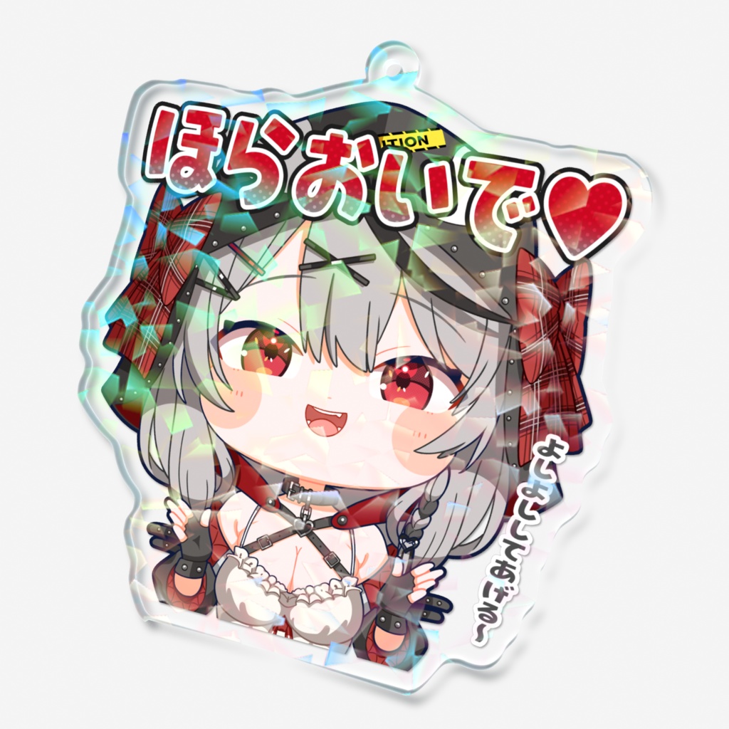【スタンプ風アクリルキーホルダー】沙花叉クロヱver.