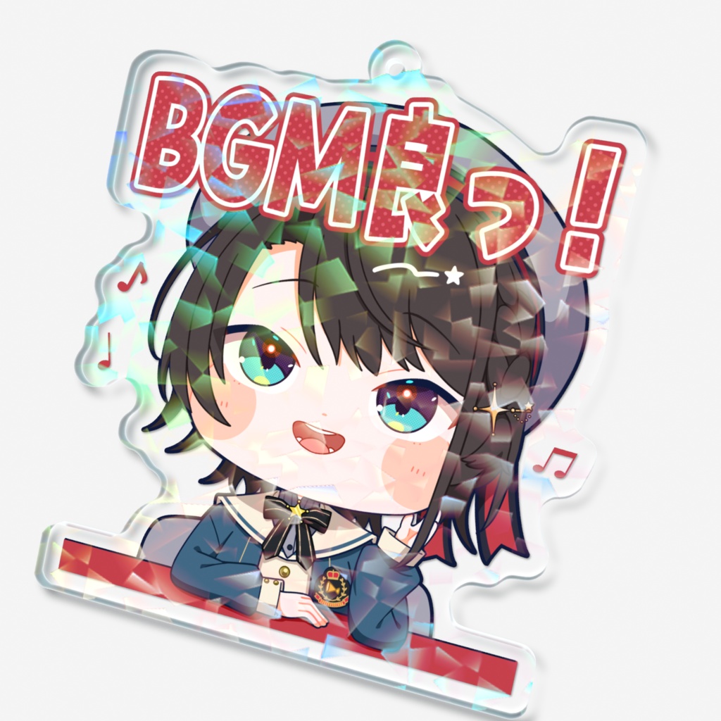 【スタンプ風アクリルキーホルダー】大空スバルver.