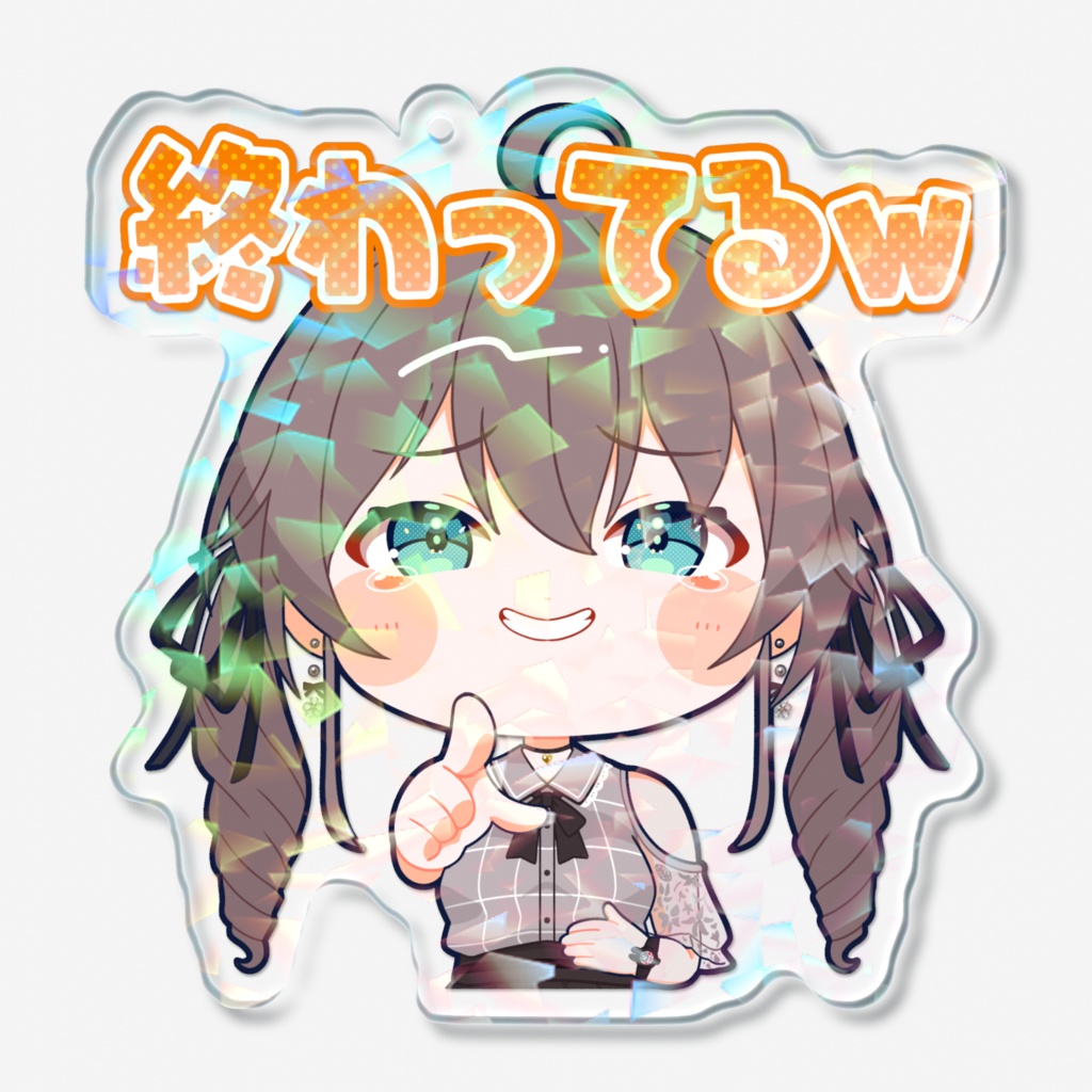 【スタンプ風アクリルキーホルダー】夏色まつりver.