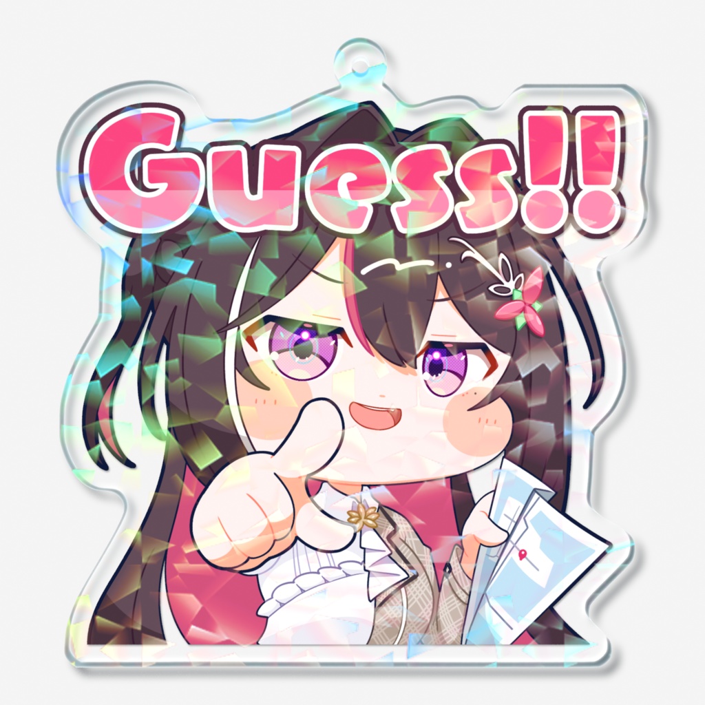 【スタンプ風アクリルキーホルダー】AZKi ver.