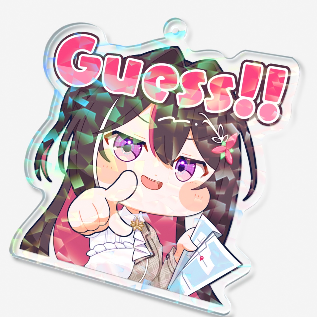 【スタンプ風アクリルキーホルダー】AZKi ver.