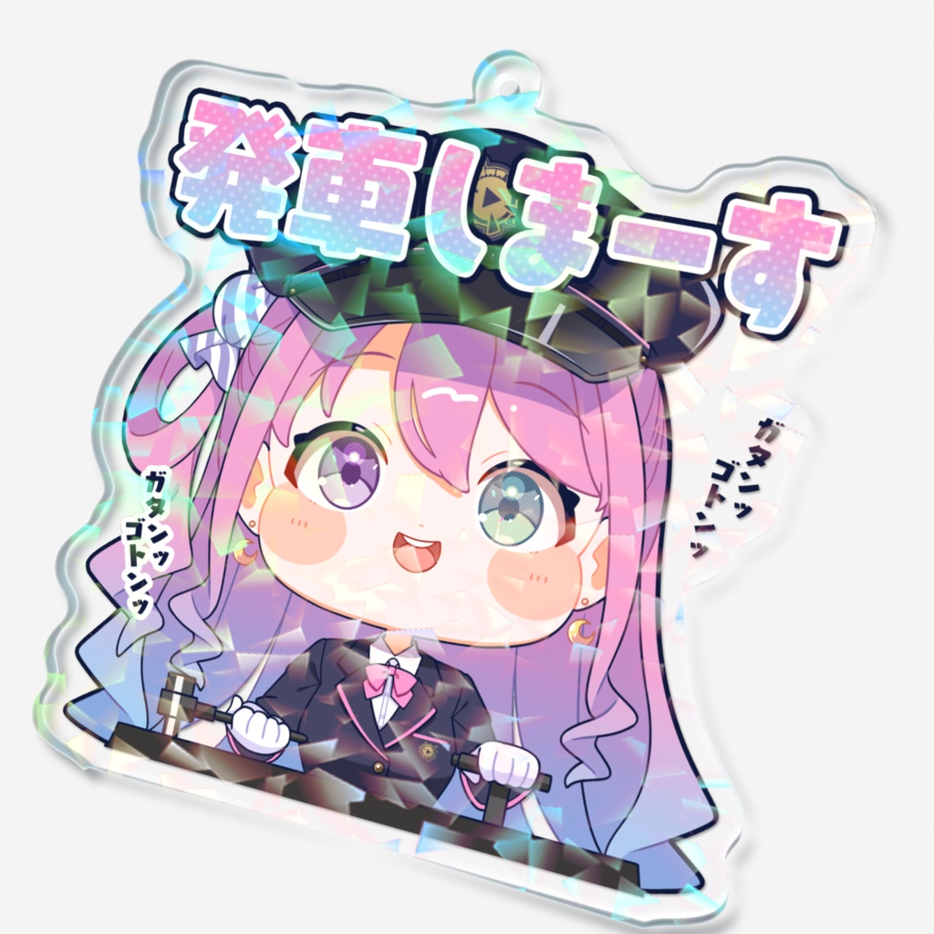 【スタンプ風アクリルキーホルダー】姫森ルーナver.