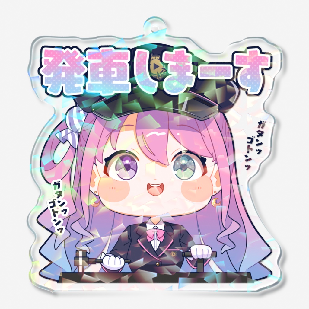 【スタンプ風アクリルキーホルダー】姫森ルーナver.