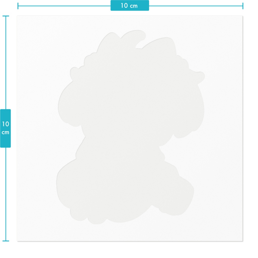 ぷかぷかくろひな【ステッカー】
