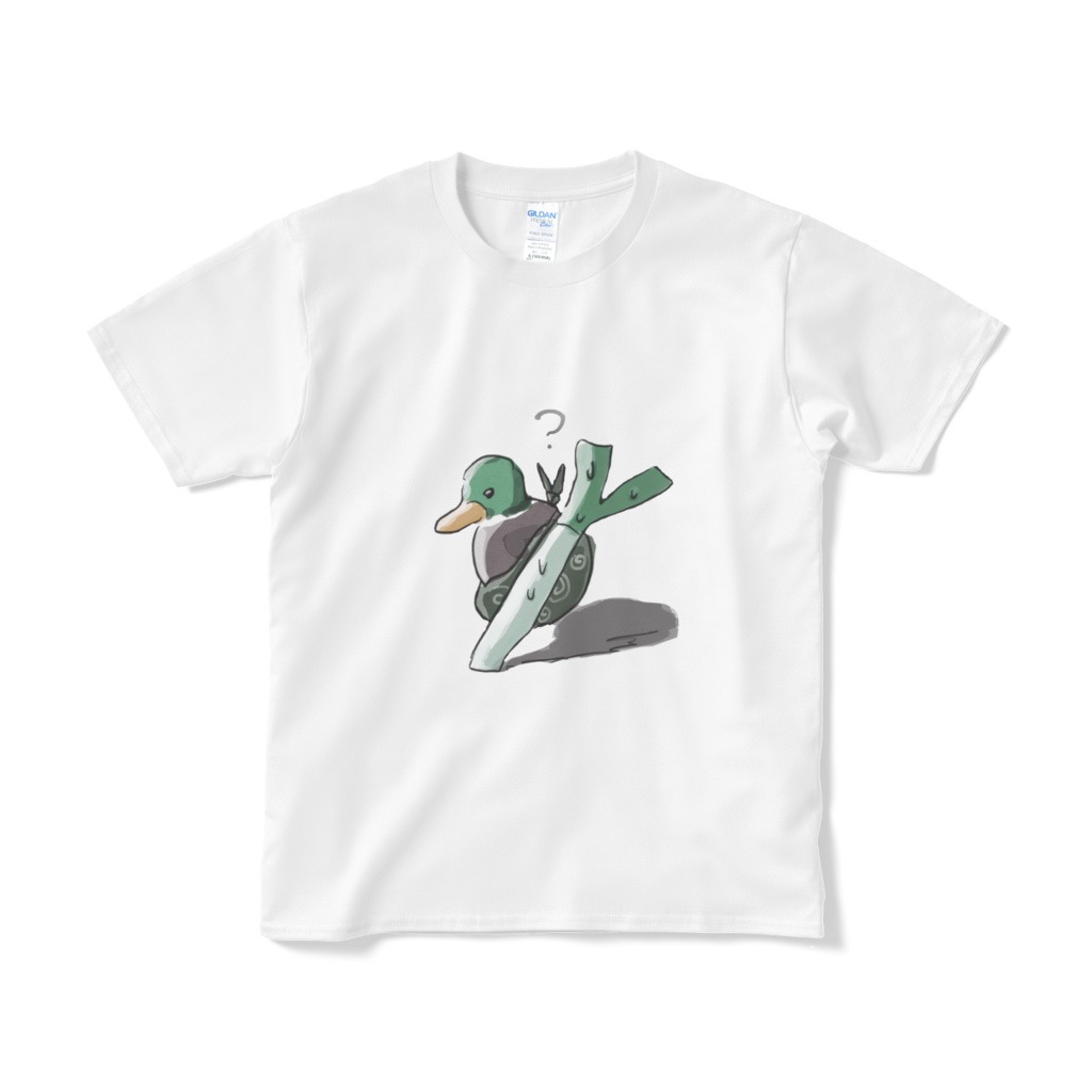 カモを背負うネギTシャツ