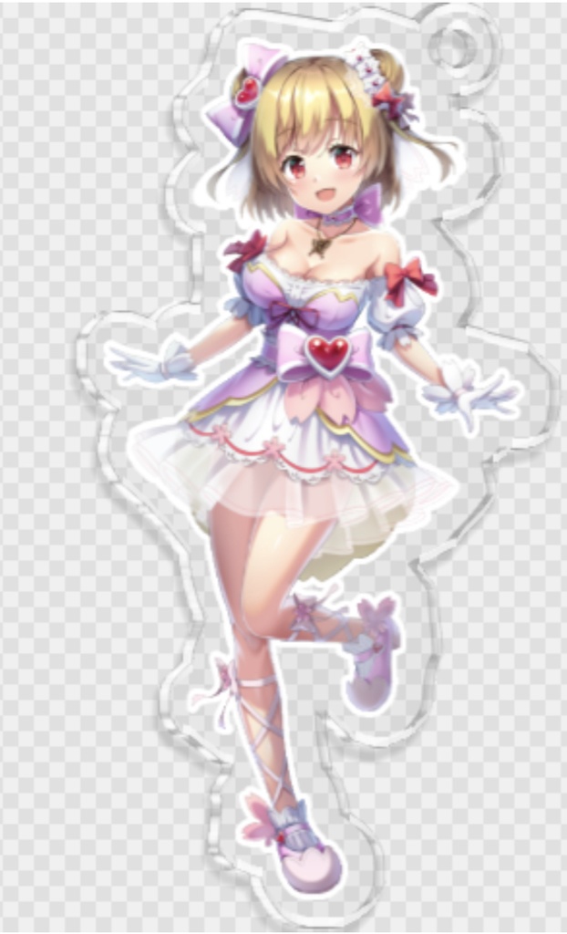 桜月美タイプＢアクリルキーホルダー