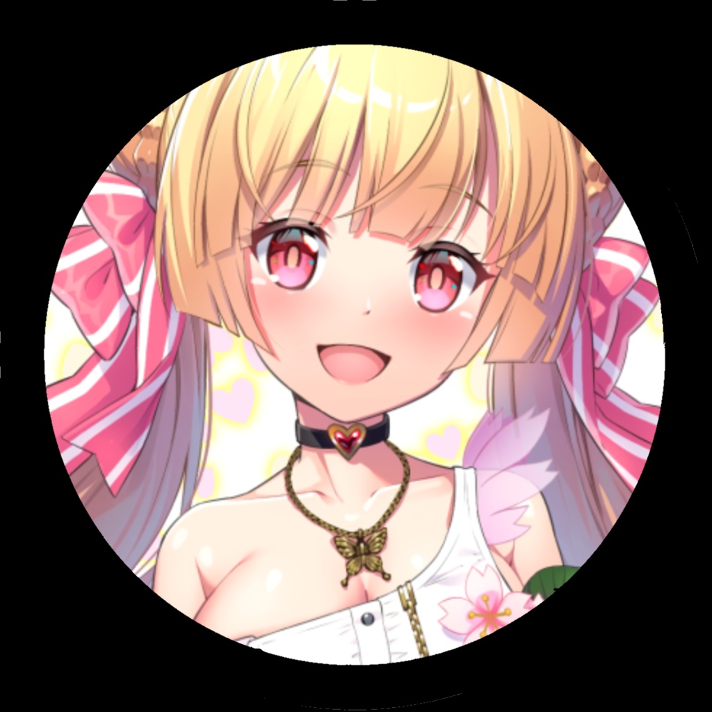 桜月美特大缶バッチ(円形)／全4種類