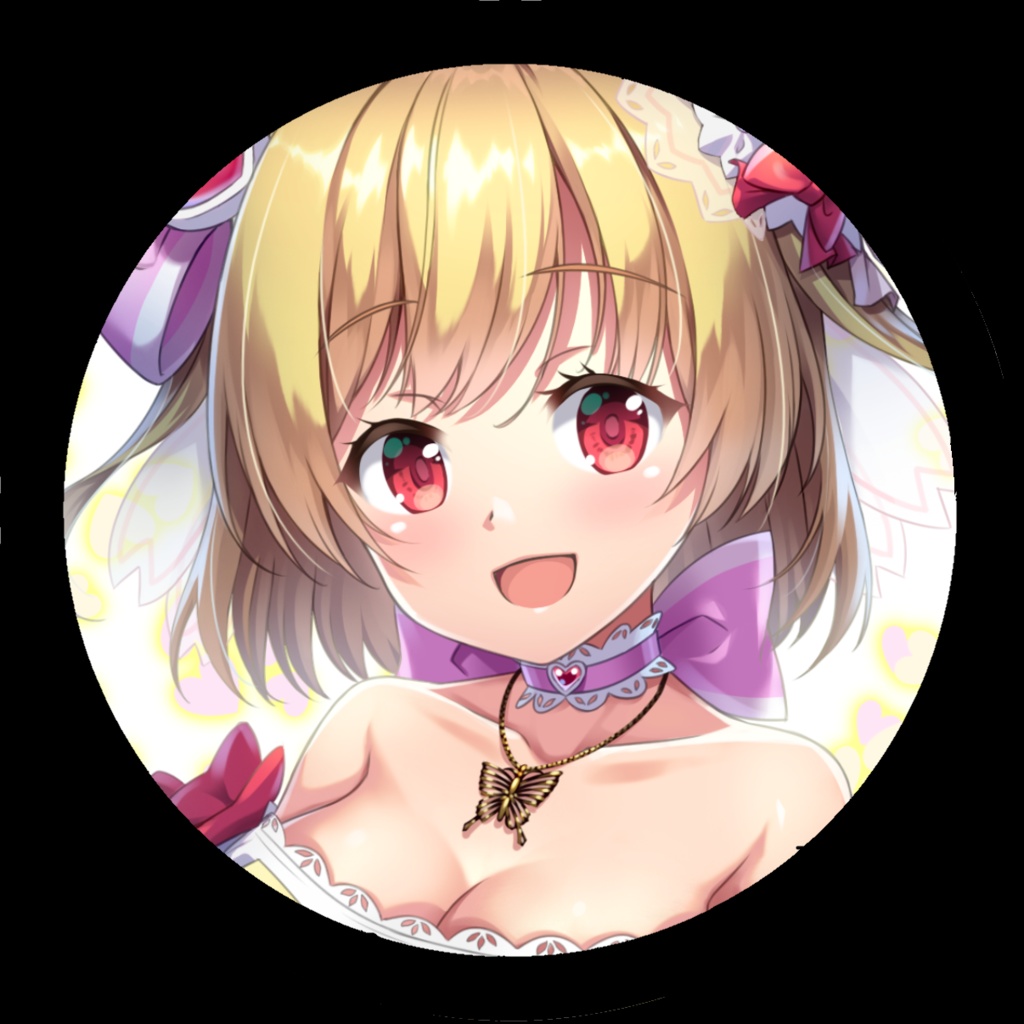 桜月美特大缶バッチ(円形)/全4種類