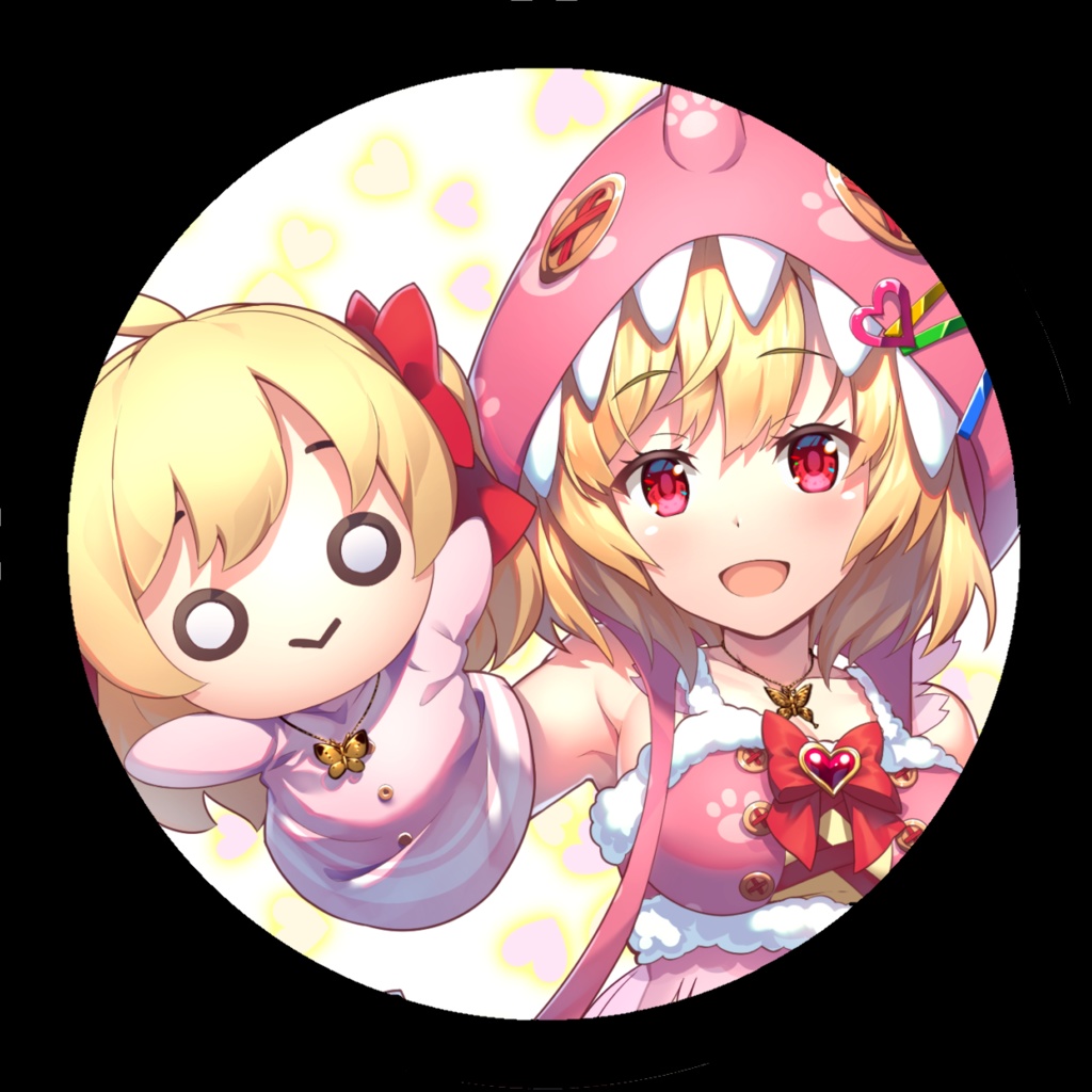 桜月美特大缶バッチ(円形)/全4種類