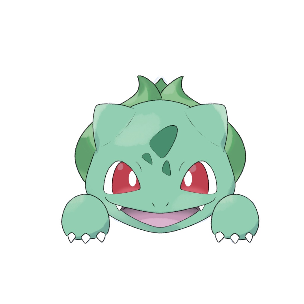 ひょっこりポケモン素材