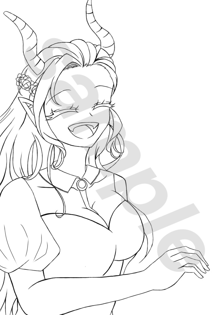 魔入間(二次創作)塗り絵(全11種)