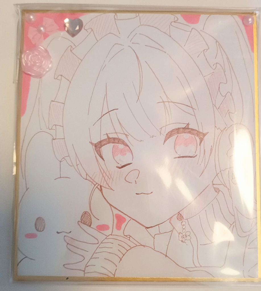 うさぎメイドちゃん色紙