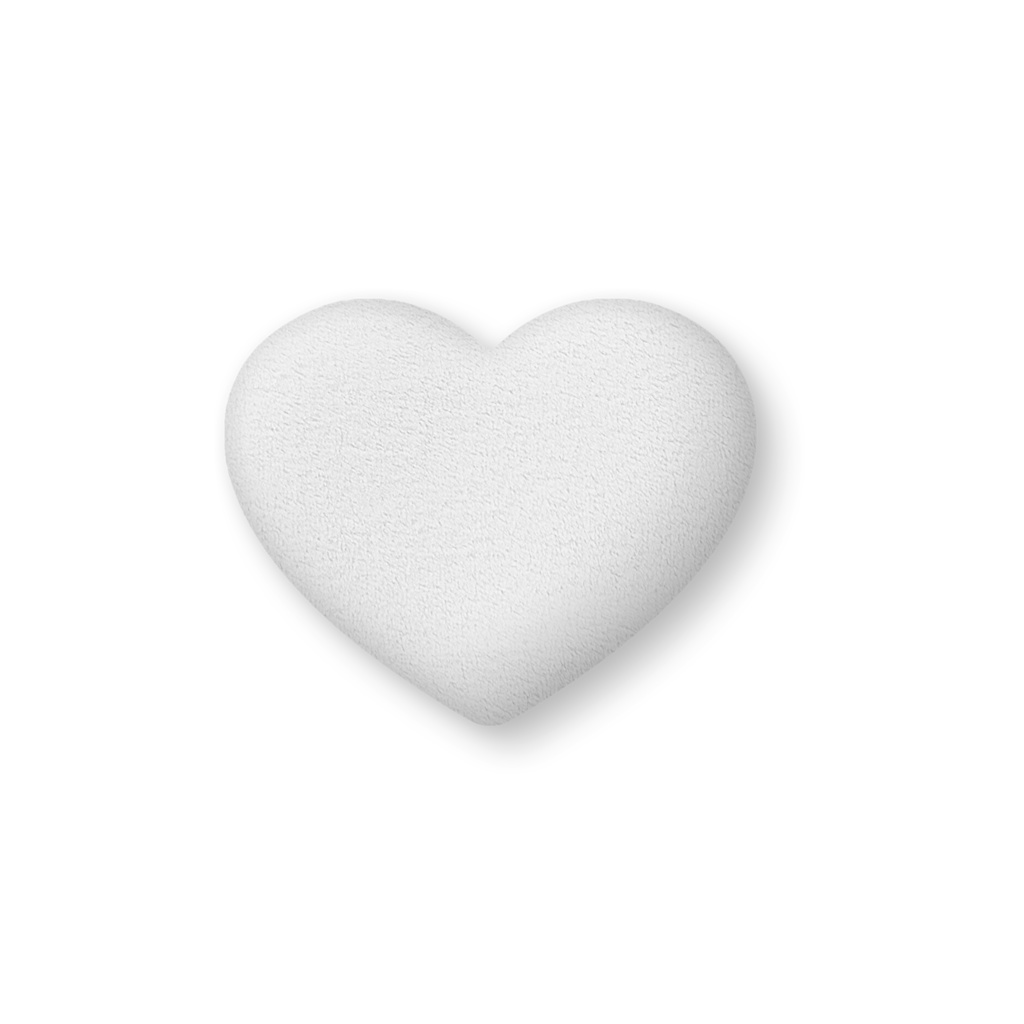 ハート型ふかふかクッション