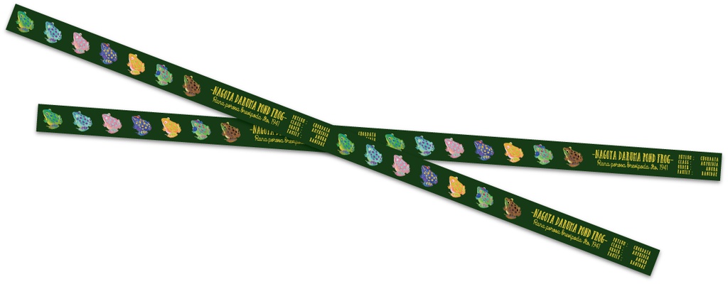 ナゴヤダルマガエル (岡山種族)のマスキングテープ