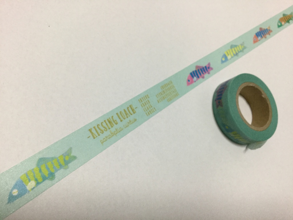 アユモドキのマスキングテープ( MT Kissingloach)