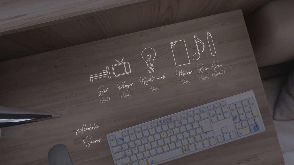 【VRC利用想定】ネオンスイッチ