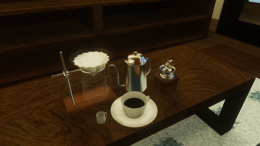 【VRC利用想定】コーヒーセット