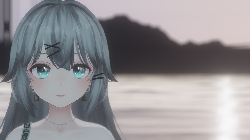 【VRC利用想定】アントラセンネックレス