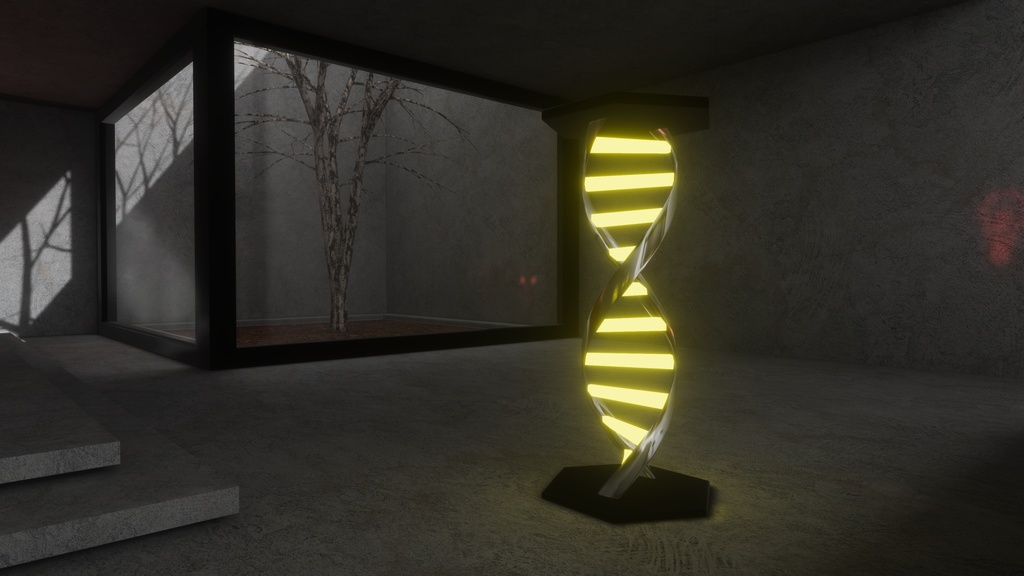 【VRC利用想定】二重らせんライト