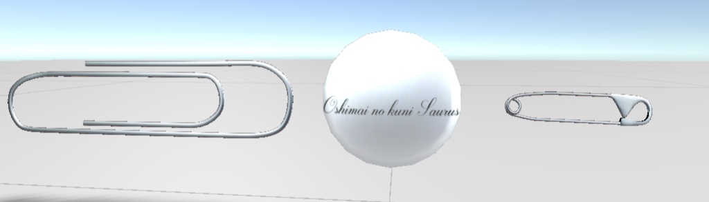 【VRChat利用想定】クリップ/安全ピン/缶バッジ