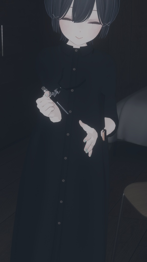 【VRChat利用想定】シーシャマウスピース