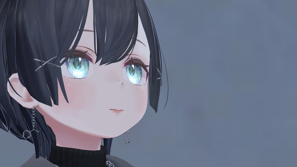 【VRChat利用想定】ケミカルイヤリング