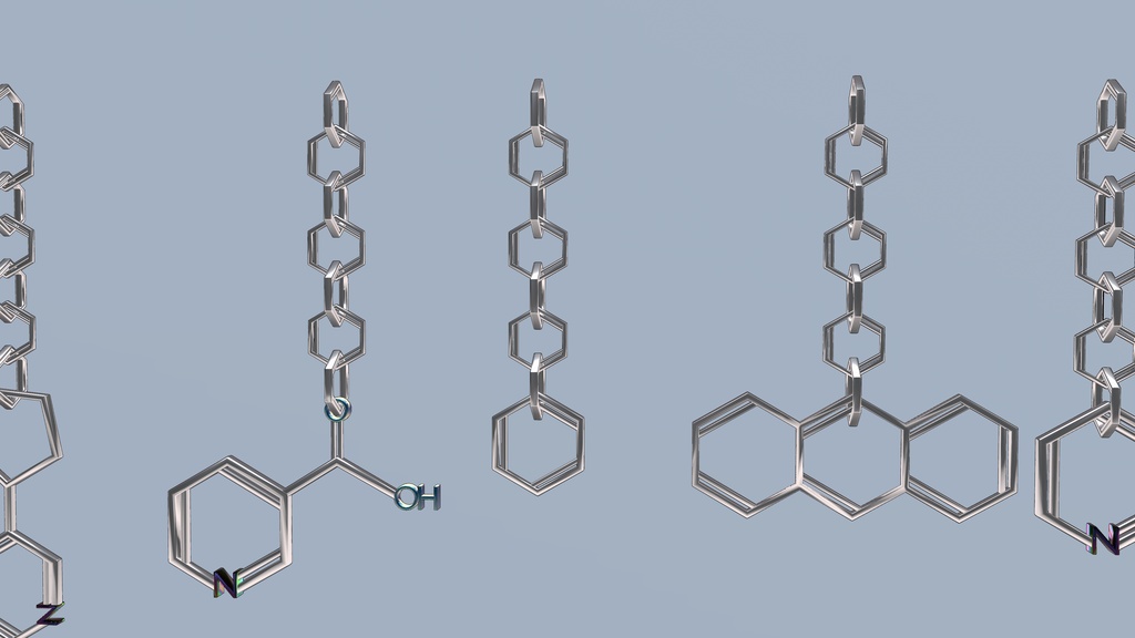 【VRChat利用想定】ケミカルイヤリング