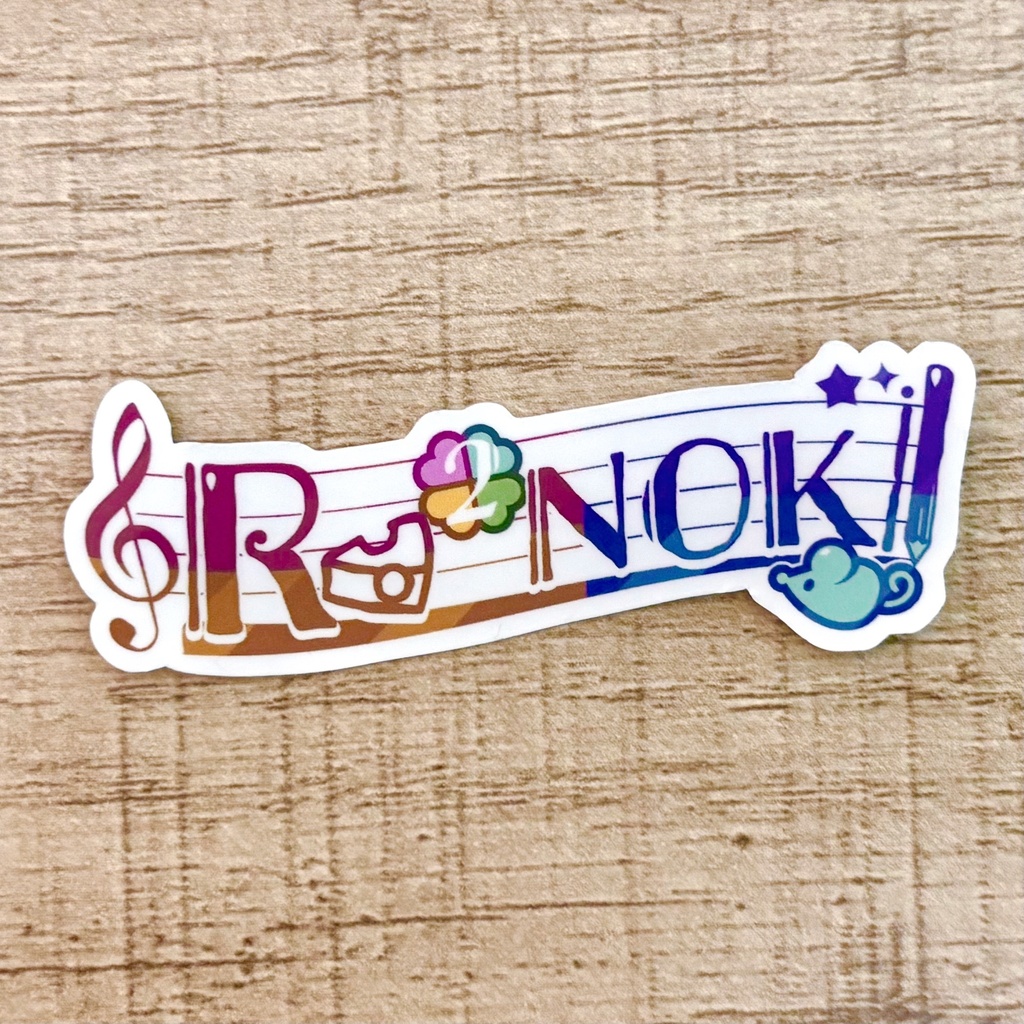 Ro2nokiロゴ　ステッカー