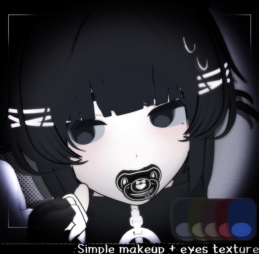 [ マロ / maro ] Simple makeup + eyes texture