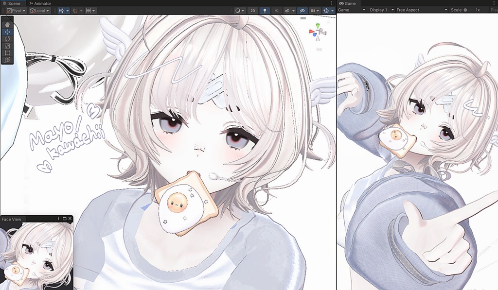 【6 Avatars】⋆ ✩₊˚ ʚ Milk pudding makeup & eye ɞ ˚₊✩⋆