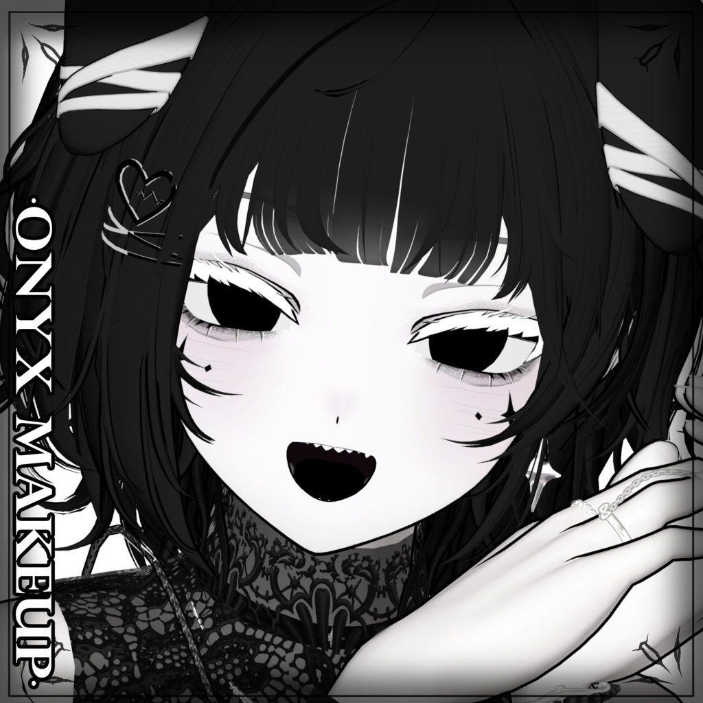 ₊ ⊹[ミルティナ / Milltina ]⊹ . ·Onyx makeup