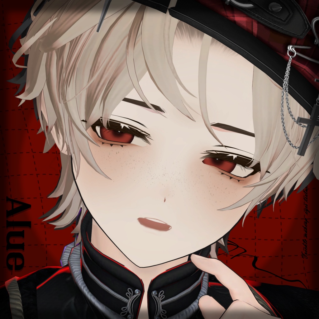  [ Alue / Maro / Kuuta ] 2 Type / Freckle makeup + 16 eyes texture