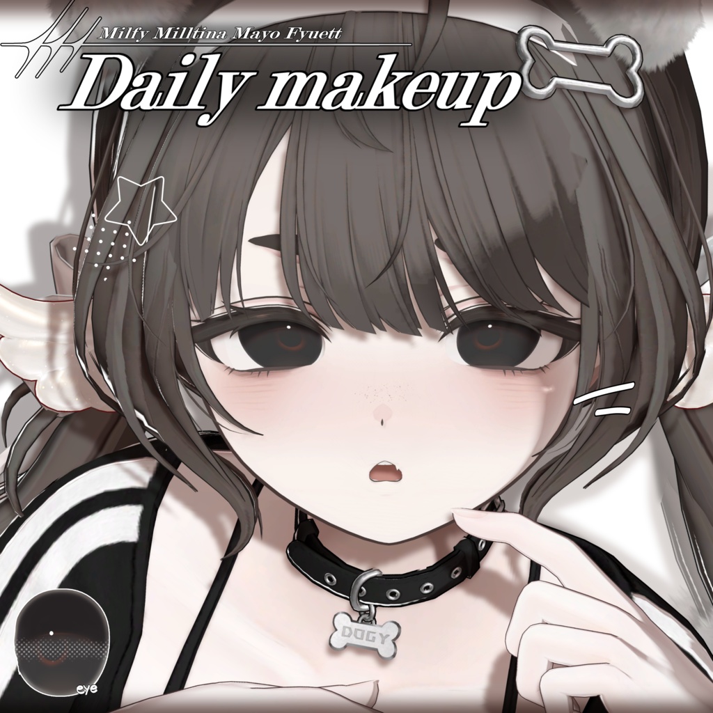  [ Milltina / Mayo / Milfy / Fyuett ]🌿Daily makeup + eye texture🌿