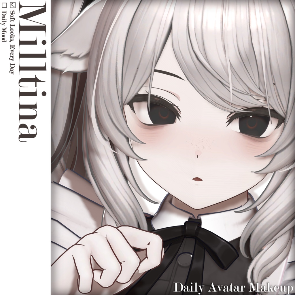  [ Milltina / Mayo / Milfy / Fyuett ]🌿Daily makeup + eye texture🌿