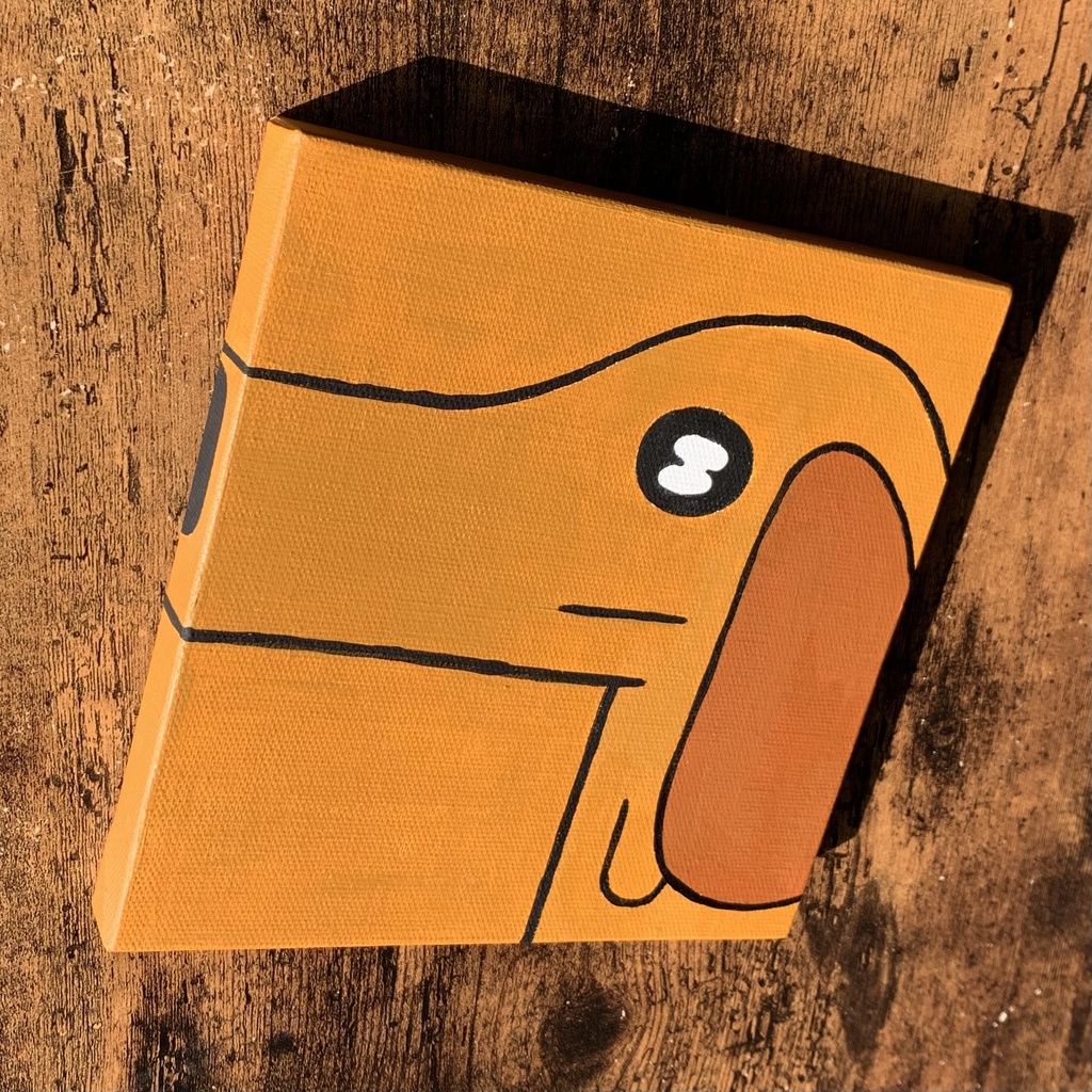 キャンバス絵　-だっくす-