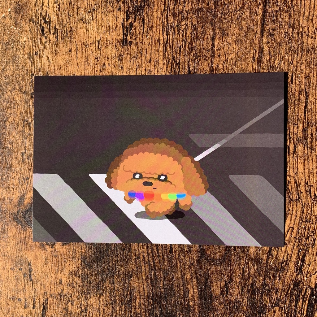 ポストカード　-虹色さんぽ(といぷ〜)-