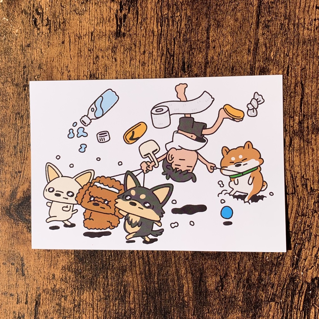 ポストカード　-おさんぽっ-