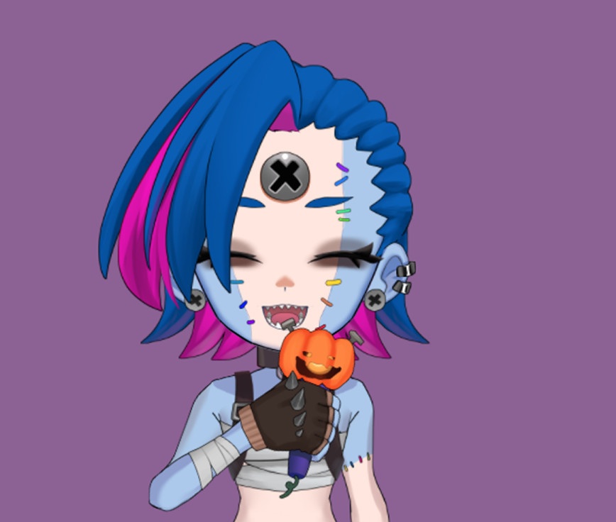 🎃ハロウィン限定Vtuberモデル – 科怪ちゃん🎃