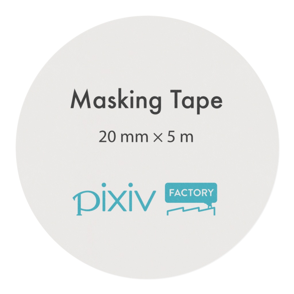 A flower masking tape