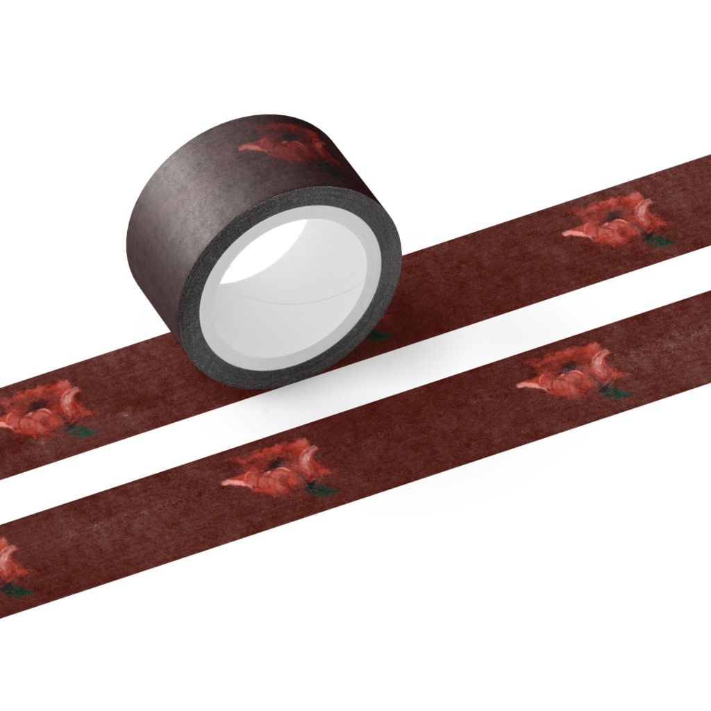 A flower masking tape