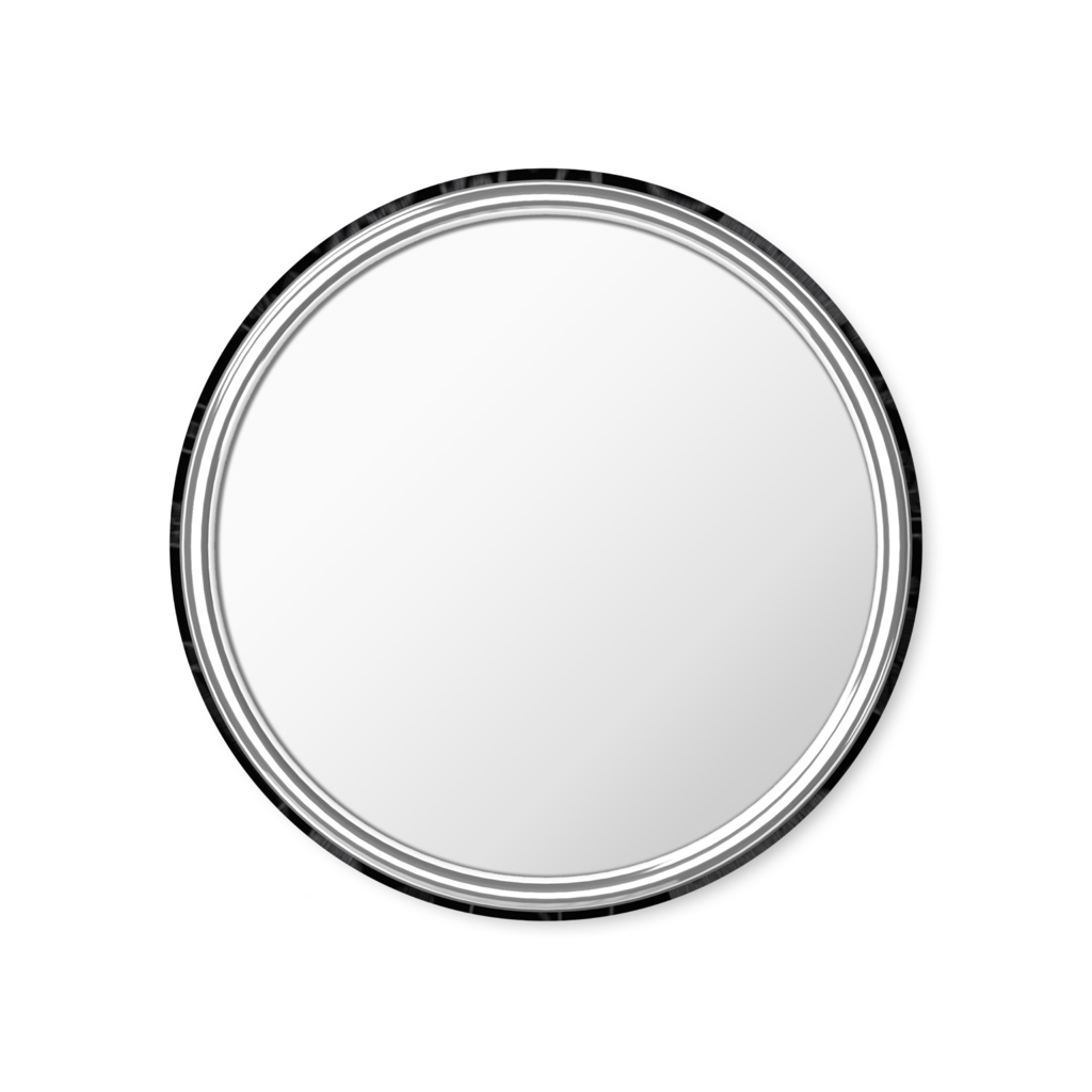 Black n White catb mirror