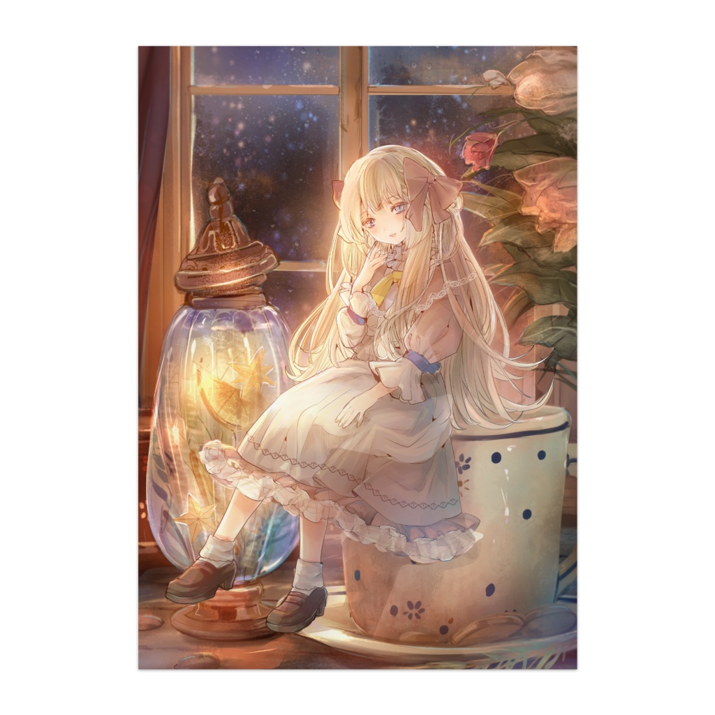 夜のレモンの小瓶の妖精　ポスター