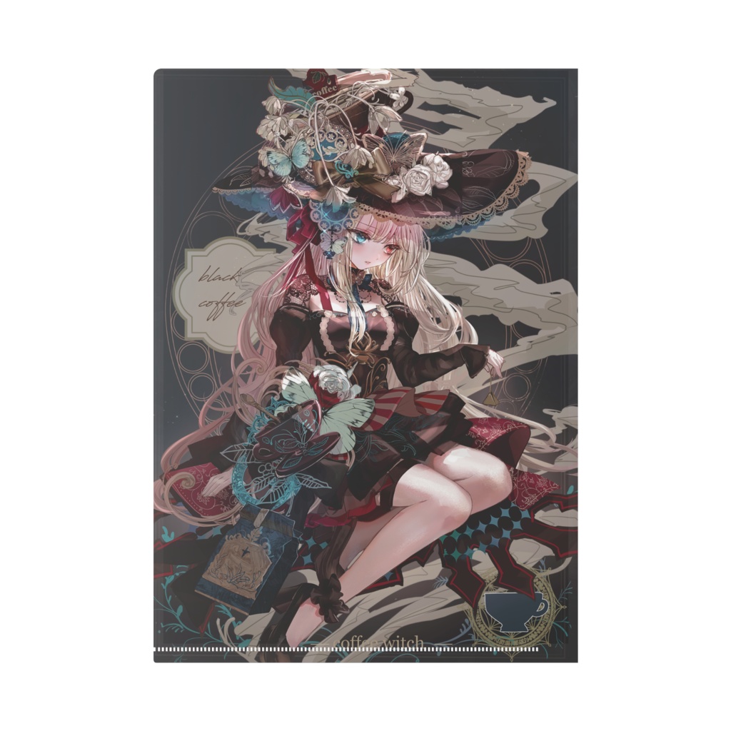 ゴシック妖精と魔女のクリアファイル