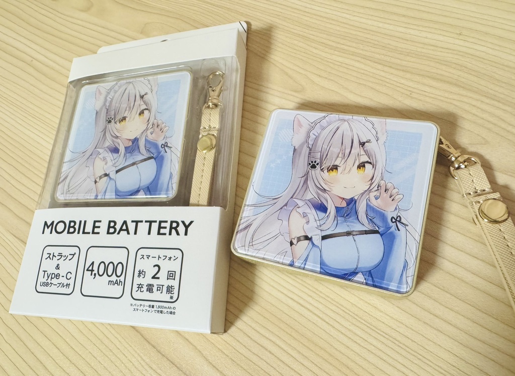 【COMITIA152】スクエアモバイルバッテリー