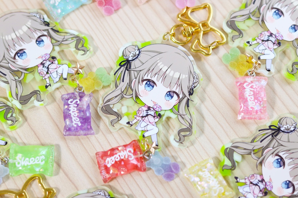 【VGGC 10th】チャームつきアクリルキーホルダー