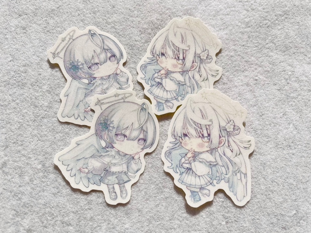 【2人展】yluミニキャラステッカー