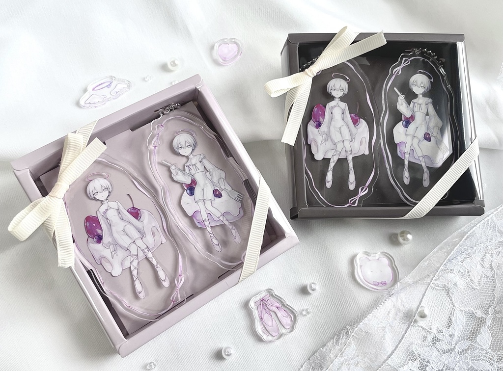 甘くとろけるアクリルキーホルダー（全2種）