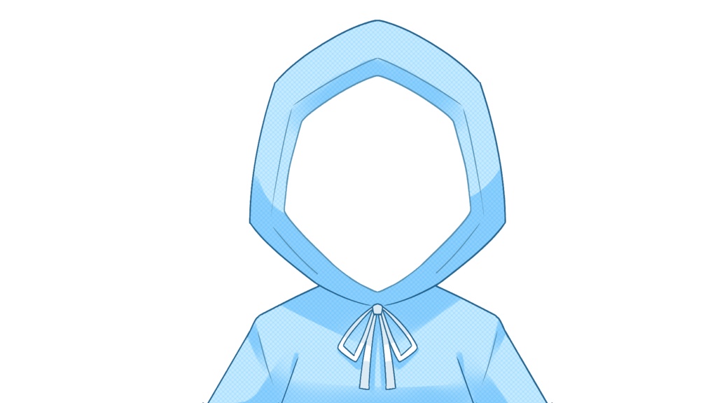 【Vtuber素材】レインコート【フリー素材】