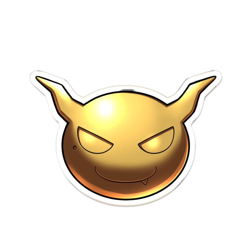 にかわーアクリルバッジ